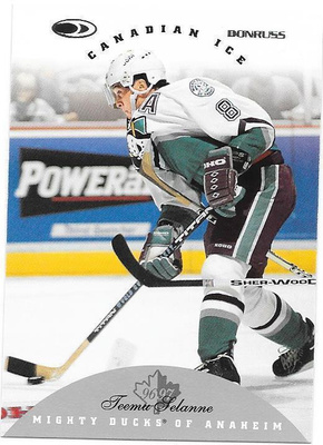 1996-97 Donruss Canadian Ice #85 Teemu Selänne Anaheim Ducks