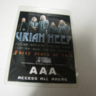 URIAH HEEP 40TH ANNIVERSARY TOUR 2010 BACKSTAGEPASSI - pikkukuva 2