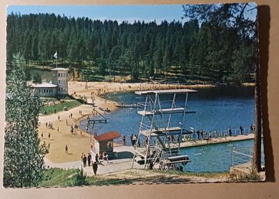 Hämeenlinna, Ahvenisto, uimaranta, vanh. väripk, ei p.