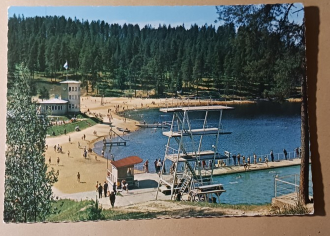 Hämeenlinna, Ahvenisto, uimaranta, vanh. väripk, ei p.