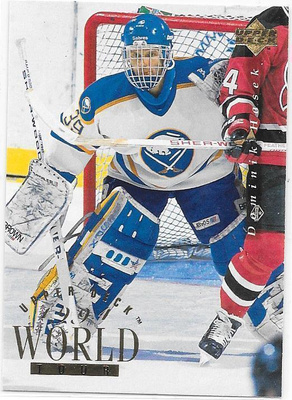 1994-95 Upper Deck World Tour #545 Dominik Hasek Buffalo MV