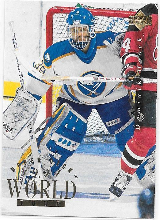 1994-95 Upper Deck World Tour #545 Dominik Hasek Buffalo MV