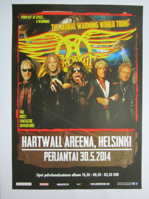 AEROSMITH JAFFALAN KEIKKAJULISTE 2014