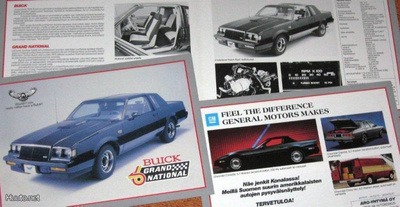 1987 Buick Grand National esite - KUIN UUSI - suomalainen