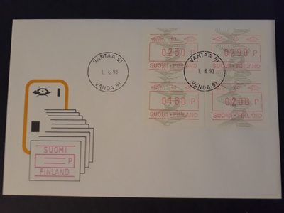 1993  FRAMA ATM15 nro 40  ro Vantaai (ei fdc)