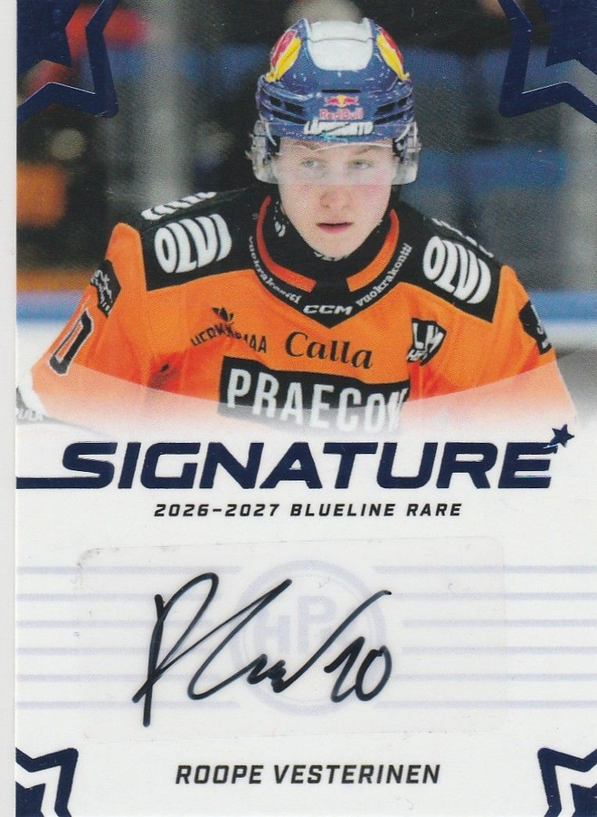 2026/27 Bluelinen Rare Signature Vesterinen HPK /20