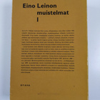 Eino Leino : Eino Leinon muistelmat 1 : muistelmat, kultt... - pikkukuva 2