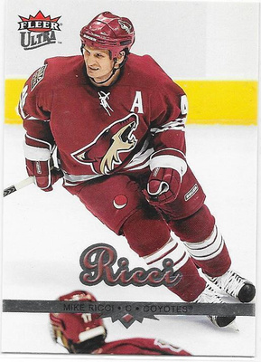 2005-06 Ultra #151 Mike Ricci Phoenix Coyotes