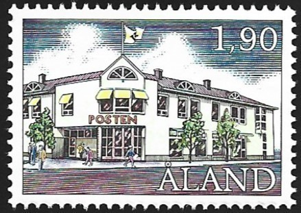 Åland 1993 ÅBL 2 Posti Postitalo 1,90 mk **  LaPe 067