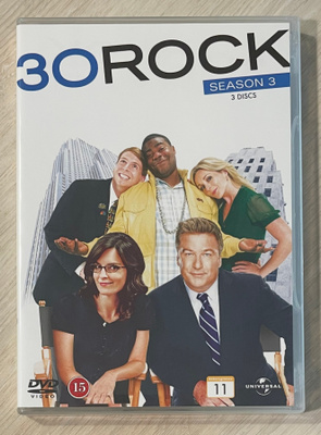 30 ROCK: Kausi 3 (2008-2009) 3DVD (UUSI)