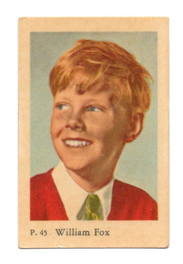 Purkkakuva P. n:o 45 WILLIAM FOX Purukumikuva