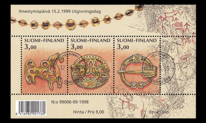 1461-3BL22 o Kalevala blokki Helsinki 17.3.99 (1999)