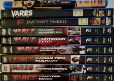 9 VARES -ELOKUVAA (8 DVD + 1 BLU-RAY)