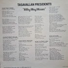Tasavallan Presidentti: Milky Way Moses LP 1974 - US-painos - pikkukuva 5