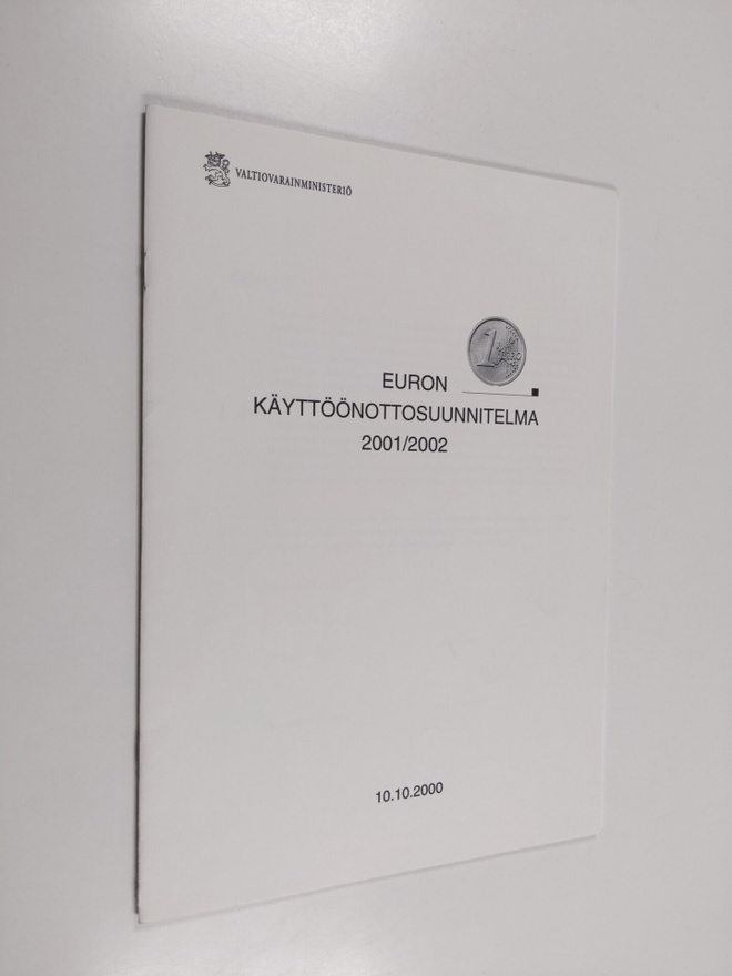 Euron käyttöönottosuunnitelma 2001/2002