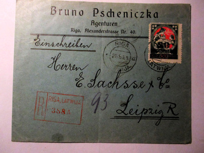 1921 Riika R liikekuori Saksaan