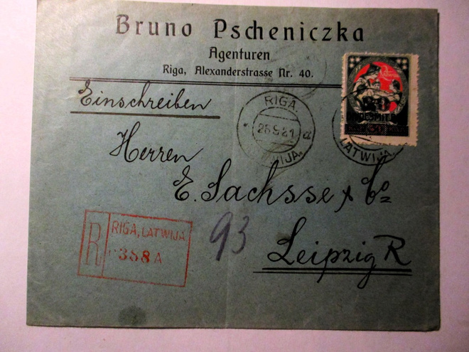 1921 Riika R liikekuori Saksaan