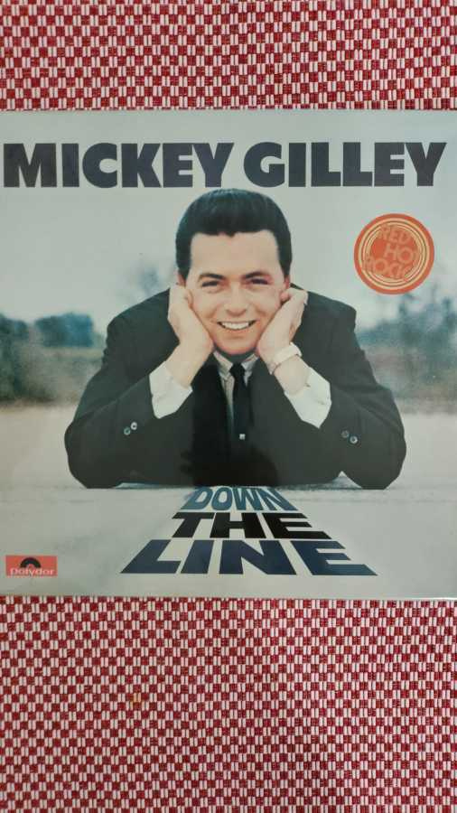 MICKEY GILLEY - DOWN THE LINE LP UK -72