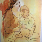 kortti ** Picasso Pablo Lapsi aikuinen ym. - erilaisia - pikkukuva 2