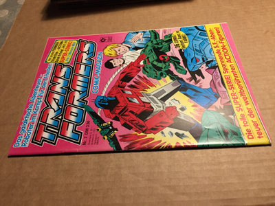 TRANSFORMERS COMIC-MAGAZIN 1990 HYVÄ