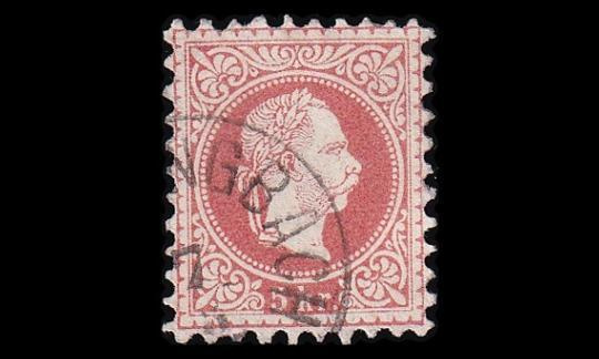 Itävalta 37_II_A o Franz Joseph 5 Kr (K 9½) (1867)