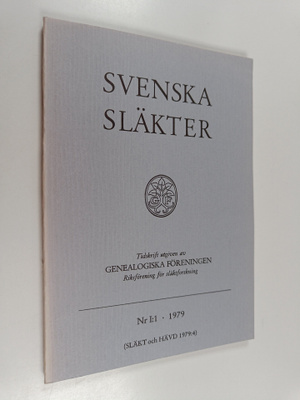 Svenska släkter Nr 1:1/1979
