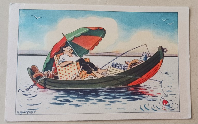 Nils Klarqvist: Onkimisesta on tehtävä mukavaa! p. 1946