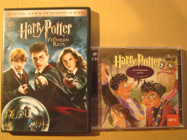 HARRY POTTER JA FEENIKSIN KILTA ( tupla dvd + äänikirja )