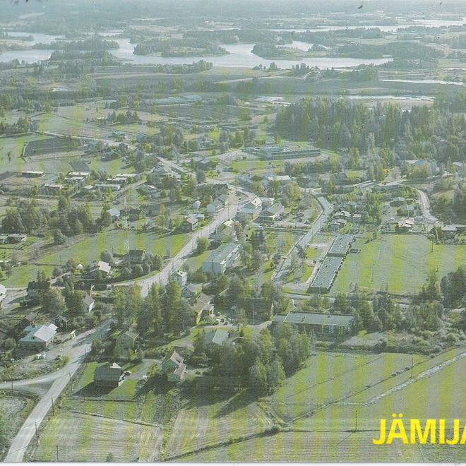 Jämijärvi, ilmakuva.  Miilu 85, e258