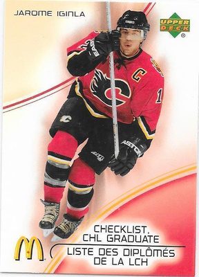 2005-06 McDonald`s Upper Deck #CG2 Jarome Iginla Calgary