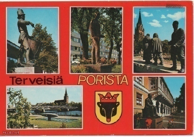 Pori monikuvakortti 1974