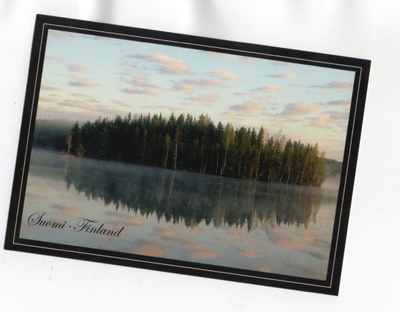 °°JÄRVIMAISEMA & USVA°° -KORTTI / (Suomi-Finland)
