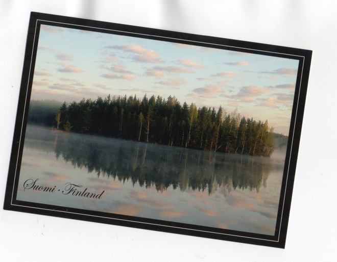 °°JÄRVIMAISEMA & USVA°° -KORTTI / (Suomi-Finland)