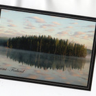°°JÄRVIMAISEMA & USVA°° -KORTTI / (Suomi-Finland) - pikkukuva 1