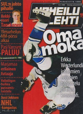 Urheilulehti 19/2005 - J Jokinen, Westerlund, Tanskanen