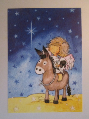 KULKEMATON ENKELI AASIN SELÄSSÄ BEETEHEMIN TÄHTI GOD JUL