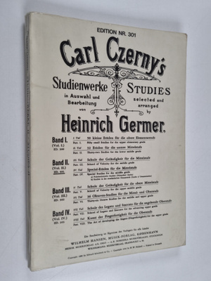 Carl Czerny : Studienwerke in Auswahl und Bearbeitung von...
