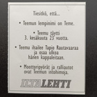 1993 Iltalehti Fan Club kortti Teemu Selänne - pikkukuva 2