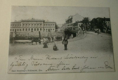 Turku, Auransilta ja höyrylaivasatama, mv pk, p. 1902