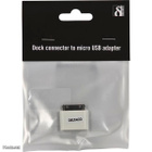 Deltaco Dock Adapteri, Dock uros - USB Micro-B naaras, valk. - pikkukuva 3