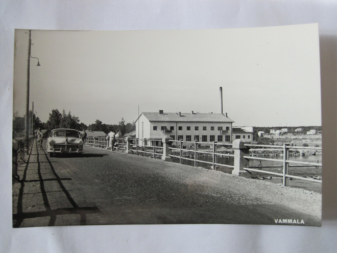 VANHA Postikortti Vammala 1950-luku Alkup.Mallikappale