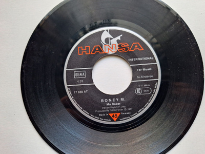 BONEY M. - MA BAKER 7 " Single