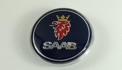 Saab Konepellin / Takakontin merkki, Sininen – 6