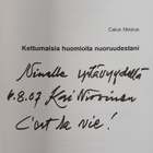 Caius Nissius : Kettumaisia huomioita nuoruudestani (sign... - pikkukuva 3