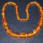 Vintage hoidettua meripihka kaulakoru Amber Itämeren alueen - pikkukuva 5