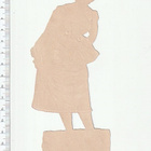 * neito seppele päässä, vanha kuva, 16,5 x 7 cm * - pikkukuva 2