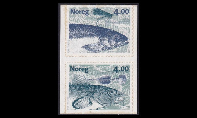 Norja 1301-2p2 ** Kalastus pari (1999)