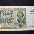 Rentenbankshein Fynf 5 Rentenmark 2.Jan.1926. - pikkukuva 1