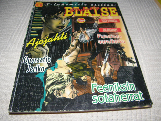 X-lukemisto Modesty Blaise Ajojahti