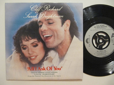 Cliff Richard, Sarah Brightman All I Ask Of You 7" sinkku